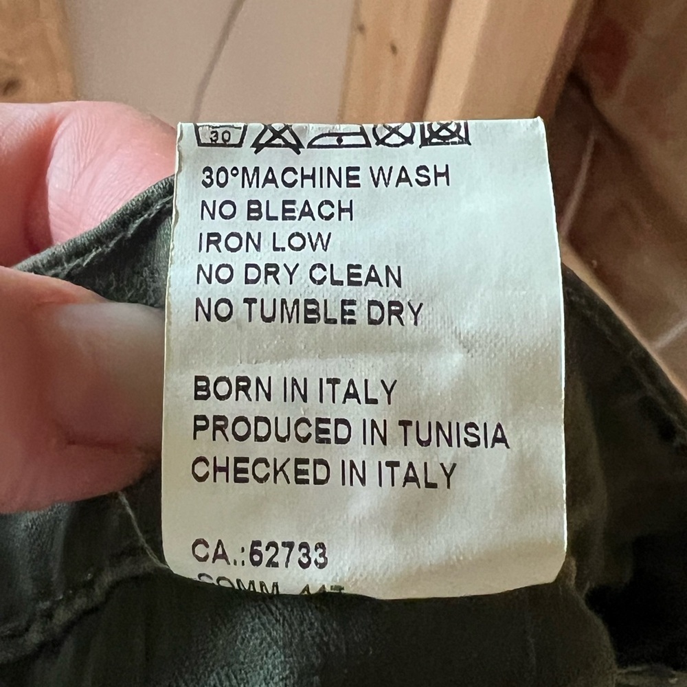 Nolita De Nimes. Hunter green Skinny Jeans. Very Low rise. Y2K vintage. Size 31. - Picture 10 of 10